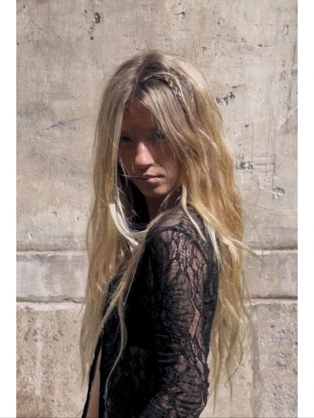 ZARA LACE BUCKLE TOP